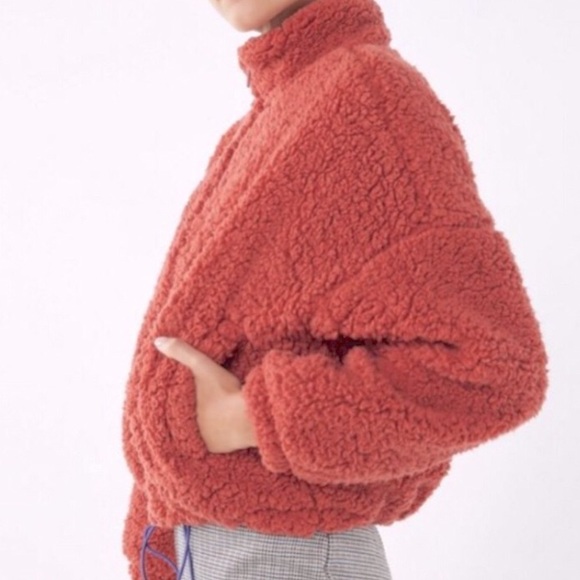 UO WILLOW FUZZY JACKET - Picture 1 of 3